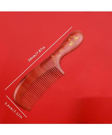 BbteK Combing Brush for Men and Women Hair Combs Handicrafts Wooden Combs Massage Hair Combs Wedding Gifts Home Portable Portable Hair Combs for Women Barber Comb Comb for Curly Hair Comb (Color : B - Buy Online on GoSupps.com