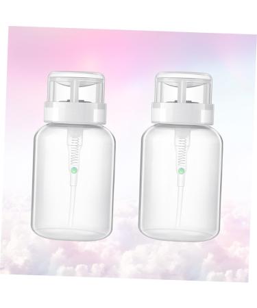  IWOWHERO Set of 2 x 200ml Plastic Pump Bottles for Nail Polish Remover - Buy Online on GoSupps.com
