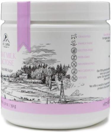 Mt. Capra Goat Milk Lactose Powder - 13.8 oz | Boosts Lactobacillus Acidophilus Growth for Gut Health - Buy Online on GoSupps.com