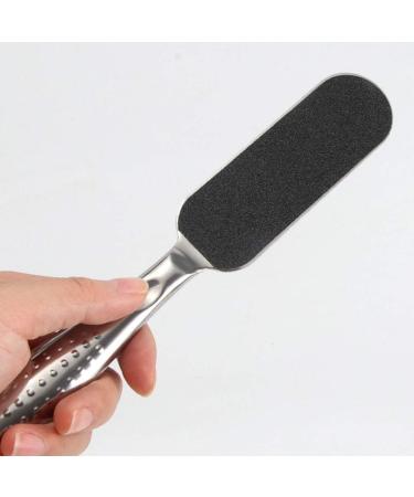 Exceart Double-Sided Pedicure Tool - Callus Remover & Care Tool (23cm) | Durable Metal & Plastic Scraps | International Shipping Available - Buy Online on GoSupps.com