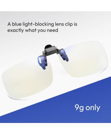380-500NM Blue Light Filter Clip-On Gaming Glasses | Anti-Tiredness UV Protection for PC Phone & TV - Buy Online on GoSupps.com