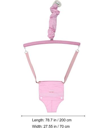 Kisangel Pink Baby Jumper Exerciser - Infants & Toddlers Doorway Swing - Buy Online on GoSupps.com