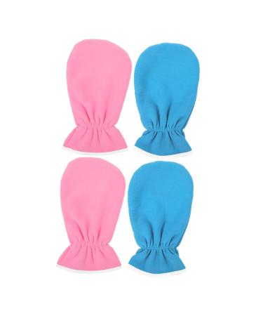 2 Pairs Hand Care Hand Gloves Hand Treatment Gloves Moisturizing Night Gloves Hydrating Gloves Moisturizer Gloves Hand Bath Mittens Paraffin Wax Covers Wax Care Gloves Polyester MERRYHAPY