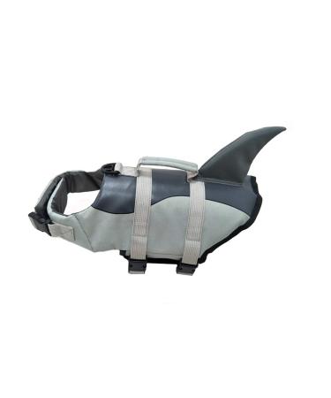 Omem life jacket for dogs life jackets for puppy pools ideal for swimming surfing boating and keeping your puppies safely in the water m gray