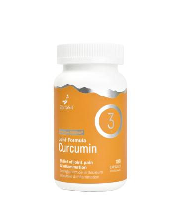 JOINT FORMULA CURCUMIN 3 with Meriva Relief of Joint Pain & Inflammation Supports Joint Health Calms Inflammation Provides Antioxidants Helps Calm Inflammation Easy to Digest Clinically Verified Vegan Gluten Free and Non-GMO 180 capsules (60 servings)
