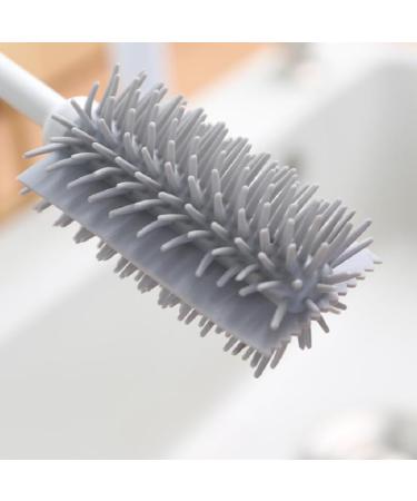 Facesunny Dish Brush Dish Scrubber Pan Brush with Bamboo Handle Dishwashing and Cleaning Double Pan Brush and Cup Brush - Buy Online on GoSupps.com