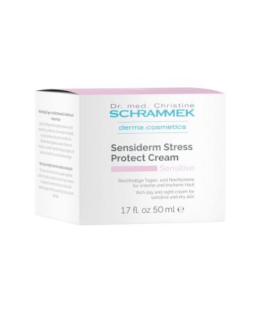 Sensiderm Stress Protect Cream 1.7 fl oz - Hydrating Day & Night Moisturizer for Irritated & Dry Skin with Panthenol & Aloe Vera - Dr. Schrammek - Buy Online on GoSupps.com