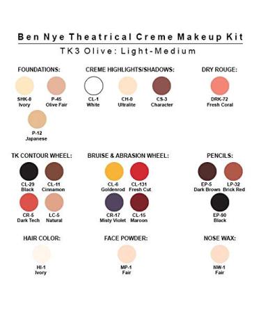 Ben Nye Theatrical Creme Makeup Kit TK-3 | Premium International Shipping - Perfect for Performers - Buy Online on GoSupps.com