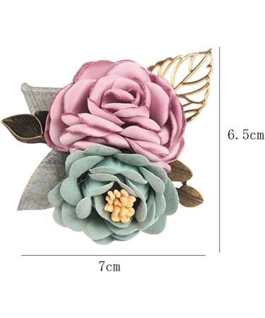 yangzerang Flower Hair Clip Flower Hairpin Floral Hair Accessories Multicolor Rose Hair Barrette Accessories for Women Girls Jewelry Party Wedding Dress Bag Decor - Buy Online on GoSupps.com