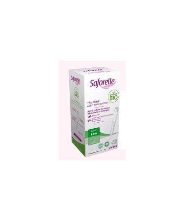 Saforelle Coton Protect 14 Tampons Super with applicator