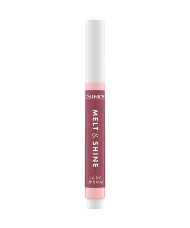 Catrice Melt & Shine Juicy Lip Balm No. 030 Nude moisturizing enlarged shiny bright fresh vegan oil-free without parabens nanoparticles free 1 Pack (1.3g) 1.3 g (1 Pack) 030 Sea cret
