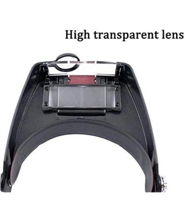 Headband Magnifier Head MountLighted Magnifying Glasses LED Light Head Lamp Head WearMagnifier Adjustable Size Headband Magnifying Lenses Repair Work Light High Transparency Lenses Run Forward - Buy Online on GoSupps.com