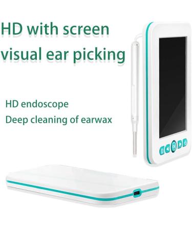 USB 4.3 inch high-Definition Visual Ear Pick with Screen Ear Cleaner Luminous ENT Visual Endoscope Compatible with iOS Android - Buy Online on GoSupps.com