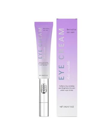 Zasdvn Morning Eye Contour Cream - Vibration 20g Lifting Lotion Eye Dark Circle Cream - For Overnight Travel For Sensitive and Mature Skin Makeup for Women and Men