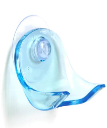 Colorful Suction Cup Razor Holder - No Drilling Blue Transparent Wall Hook for Easy Installation - Buy Online on GoSupps.com