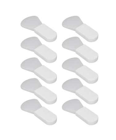 10 Silicone Face Mask Brushes - Mini Sludge Applicator Tool Portable White Beauty Tool for Skincare - Buy Online on GoSupps.com