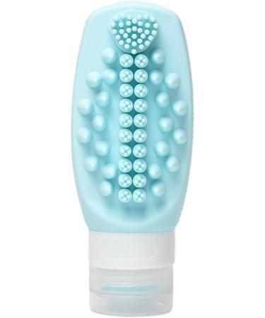 Squeeze Bottle Multifunctional Shampoo Travel Pots - 2 in 1 Shampoo Conditioner Dispenser Leak Proof Refillable Squeezable Containers for Home Travel Light Blue2 - Buy Online on GoSupps.com