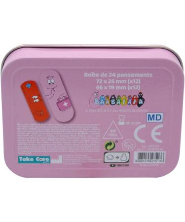Barbababas Children's Plaster - 24 Beautifully Designed Plasters in Metal Storage Box | Perfect for Backpacks & Handbags - Buy Online on GoSupps.com