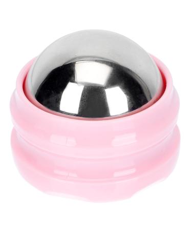 Minkissy Face Ice Balls Stainless Steel Face Cooling Ball Globe Face Attracting Skin Care Tools for Women Men Reduce Swelling Pores Wrinkles Pink