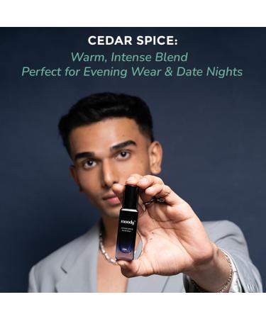 Moody Cedar Spice & Citrus Musk Day To Night Combo Perfume Set For Men | Eau De Parfum | Gift Hamper For Men | Perfume Gift Pack | Men Perfume | Long Lasting Upto 8 Hours | Pocket Friendly | Pack of 2 - Buy Online on GoSupps.com