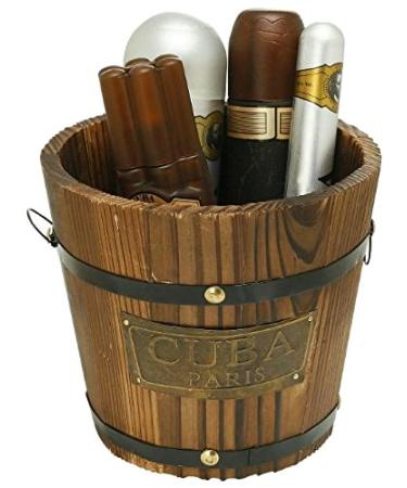 Cuba Gold by Cuba for Men - Gift Set - 3.4oz edt Spray, 6.7oz deodorant Spray, 3.3oz after shave, 1.17oz edt Spray with bucket