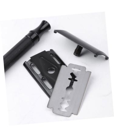 Buy MAGICLULU Manual Shaver Set | Reusable Double Edge Razor for Face & Beard Shaving - Old Style Metal Cutter - Buy Online on GoSupps.com
