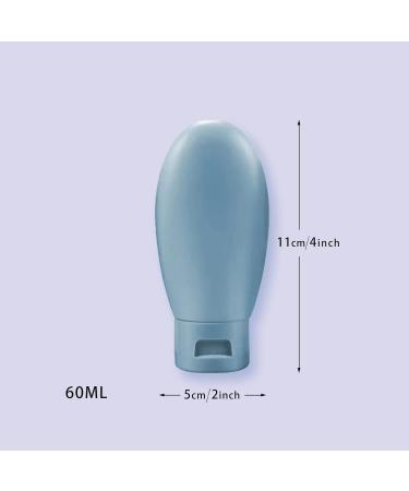 Travel Bottles for Toiletries - Colourful Waterproof PVC Cosmetic Bag & Leak-Proof Refillable Squeezeable Bottles - Buy Online on GoSupps.com