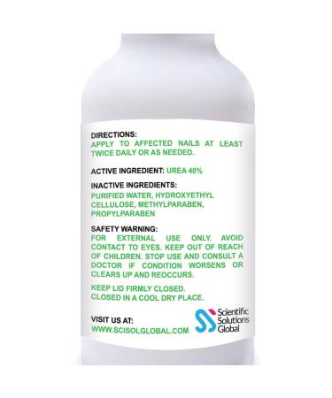 1 oz Urea Nail Gel: Quick-Drying Hard Nail Softener for Stronger Fingernails & Toenails - Superior to Creams with Easy Brush Applicator - Buy Online on GoSupps.com