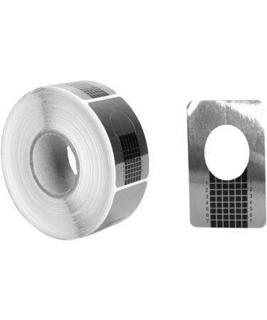 Profico Self-Adhesive Nail Extension Templates - 100 Silver Stencils for Gel & Acrylic Nails - Buy Online on GoSupps.com