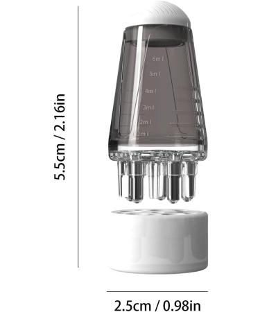 Hair Oil Applicator Bottle | 2 PCS Scalp Applicator Liquid Comb | Hair Growth Serums Applicator | Scalp Applicator Comb | Portable Liquid Oil Dispenser | Scalp Massage Comb With Roller Ball Gray - Buy Online on GoSupps.com