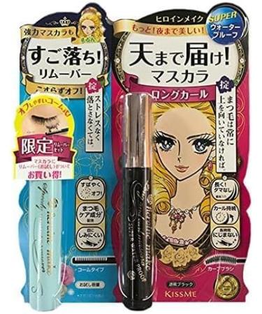  KissMe Isehan Kiss Me Heroine Make Long & Curl & Super Water Resistant Mascara + Kiss Me Speedy Remover - Buy Online on GoSupps.com