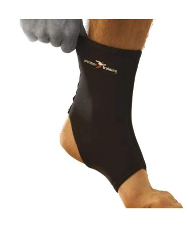 Precision Training Neoprene Ankle Support - Black/Red Medium