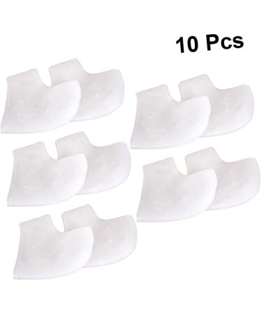 FOMIYES 5 Pairs Anti-Cracking Heel Socks Crack Heel Gel Socks Hydrating Socks High Heel Socks Vented Moisturizing Gel Heel Socks Silicone Protective Sleeve Foot Moisturizing Socks White - Buy Online on GoSupps.com