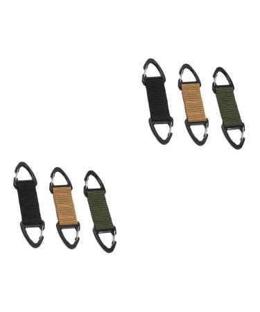 Magiclulu masking hook 6 pc face mask ear hook double-sided hook backpack hook earrings hook ear cable extension buckle protective mask key trailer pockets