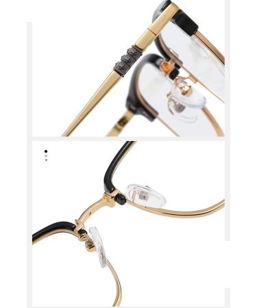 Zhuyiqz Classic Anti-UV & Anti-Blue Light Reading Glasses for Men/Women - C3 Color +200 Strength - Buy Online on GoSupps.com