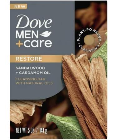 The Perfect Men+Care Plant-Based Cleansing for Your Hair Body Face & Shaving + King Combo QR Code (Soap Bar Restoring(1 Count)) Soap Bar Restoring( 1 count)