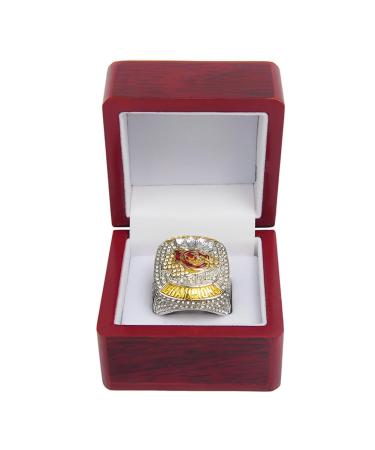 MCBEAN 58th Super Bowl Championship Ring Replica 2023 KC Championship Rings NFL Souvenir Men Women Rugby Lovers Alumni 8#