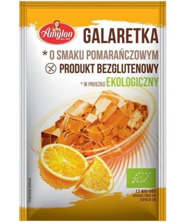 Orange flavored jelly BIO 40 g AMYLON - Buy Online on GoSupps.com