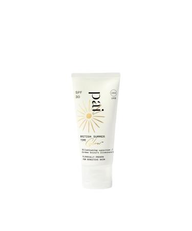 Pai Skincare London Summer Time Glow SPF 30 Mineral Sunscreen & Illuminating Primer for Sensitive Skin Instant Radiance Broad Spectrum Protection 40ml