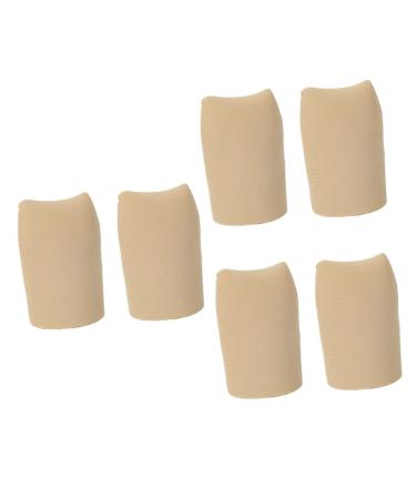 Healifty 6 Pcs Toe Scuffs Elasto Gel Silicone Gel Silicone Toe Sleeves Gel Toe Caps Toe Cap Wrap Silicone Toe Spacers Toe Protective Covers Anti-wear Covers Toe Covers Headgear As Shownx3pcs 2.7x4cmx3pcs