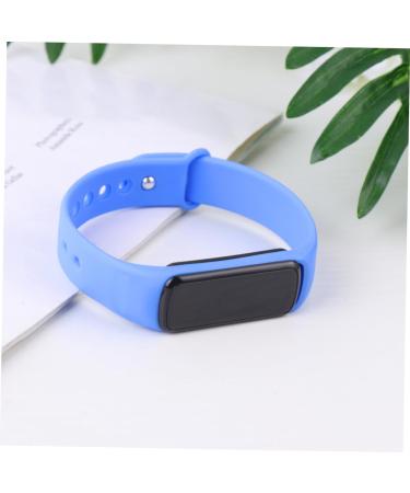 Kisangel Kids Digital Fitness Tracker Watch - Waterproof Smart Children s Wristband with Colorful Lights 23*2cm Blue - Buy Online on GoSupps.com