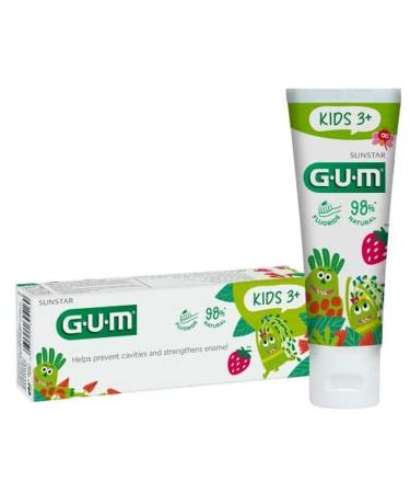 Gum Crema Dental Kids 2 6 Años Fresa