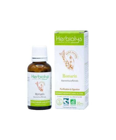 Herbiolys Organic Bud Macerate | Alcohol Free | Gemmotherapy | 30ml | Herbiolys (Romarin)