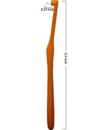 Boyizupha 7 Pcs End Tuft Tapered Trim Toothbrush Set - Compact and Medium Bristles (Color Random) - Interspace Brush for Precision Cleaning - Buy Online on GoSupps.com