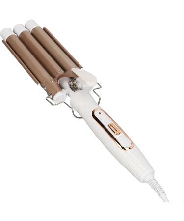 3 Barrel Hair Curler - Insulated Tip Wavy Curling Wand for All Hair Types - Ceramic Heating 100-240V Ideal for Daily Styling - US Plug - Buy Online on GoSupps.com