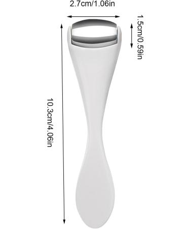 Eye Cream Roller - Medium Size Stainless Steel Ice Roller | Reduces Puffy Eyes | Blends Wrinkles | Portable Stainless Steel Beauty Tool White Handle - Buy Online on GoSupps.com
