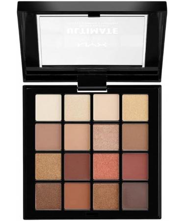  NYX PROFESSIONAL MAKEUP Ultimate Shadow Palette #warm neutrals 16 x 0.8g - Buy Online on GoSupps.com
