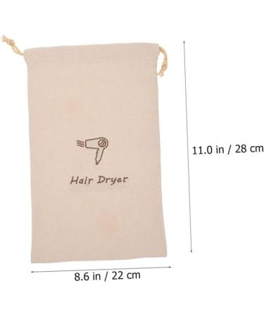 Mobestech Hair Blower Blowdryer Portable Hair Dryer Bag Travel Hair Dryer Bag Linen Bag Carry Bag Universal - Buy Online on GoSupps.com