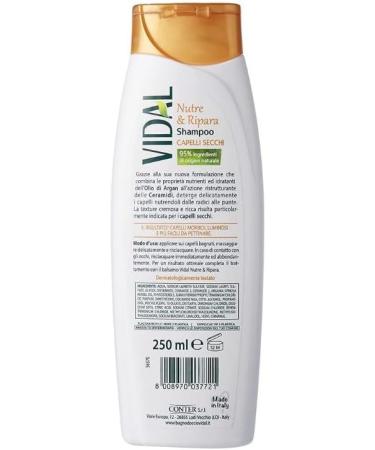 Argan Oil Shampoo HAIR DAMAGED 250 ml by Vidal - Buy Online on GoSupps.com