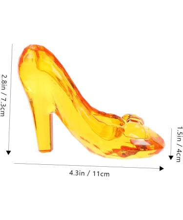 Kids Crystal High Heels - Acrylic Yellow Beads - Gem Toys 11X4CM - Buy Online on GoSupps.com